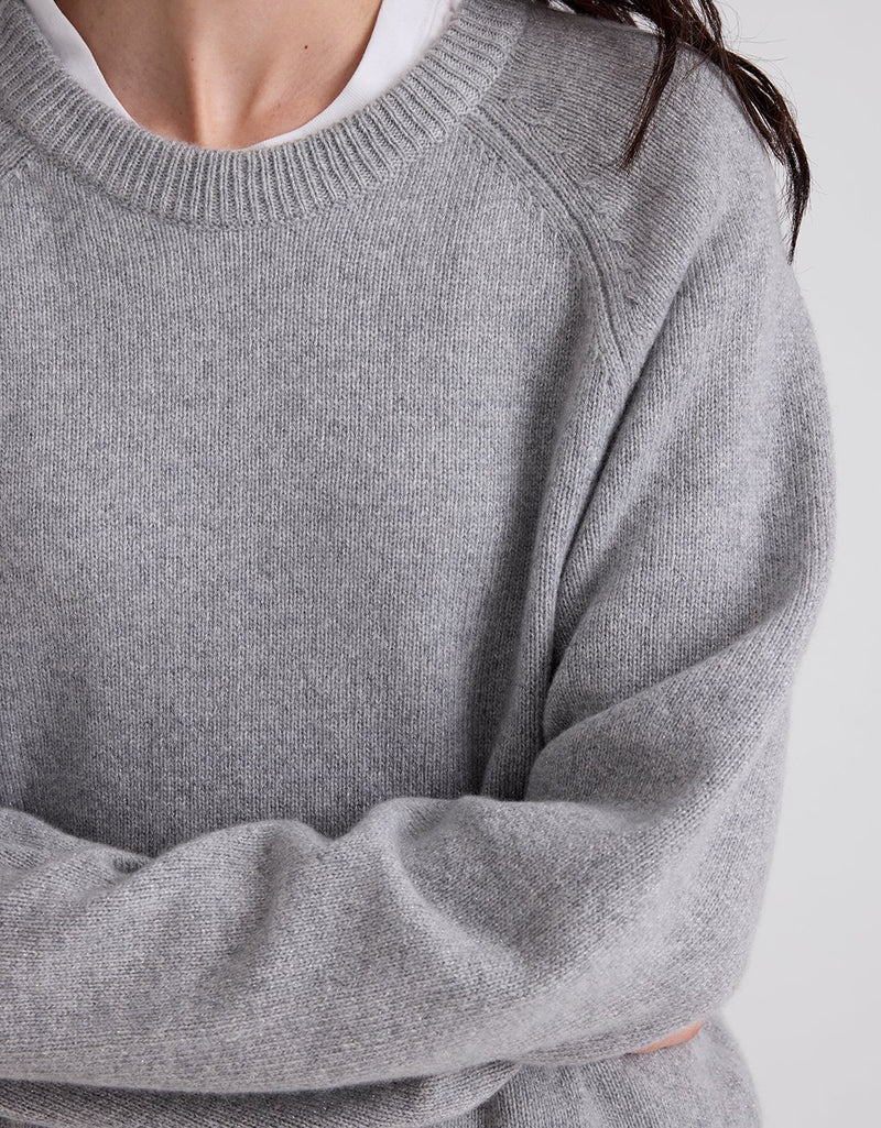 Unsubscribed Winter-Weight Cashmere Sparkle Sweater