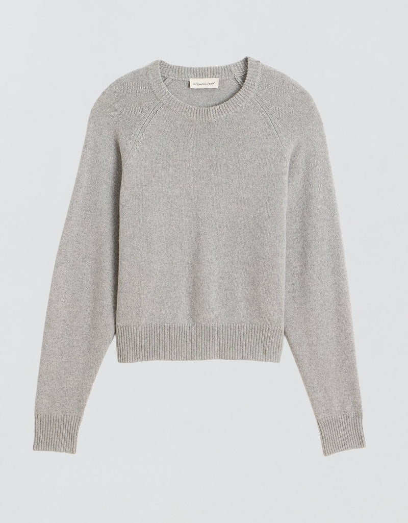 Unsubscribed Winter-Weight Cashmere Sparkle Sweater