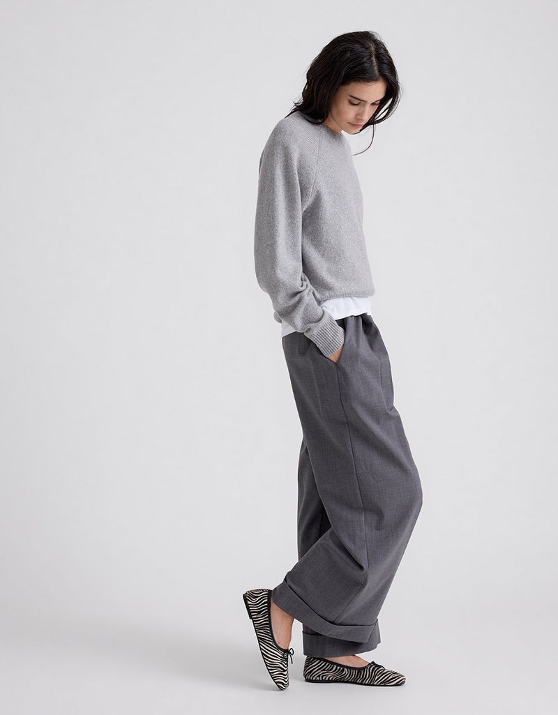Unsubscribed Winter-Weight Cashmere Sparkle Sweater