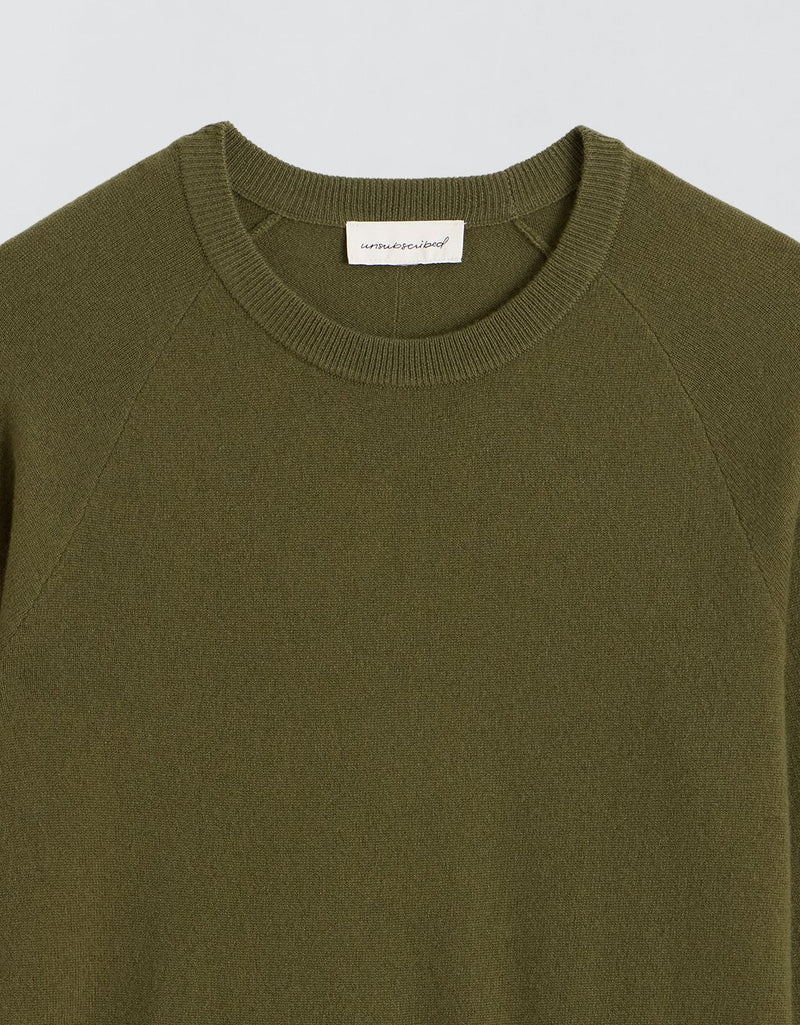 Unsubscribed Everyday-Weight Cashmere Raglan Sweater