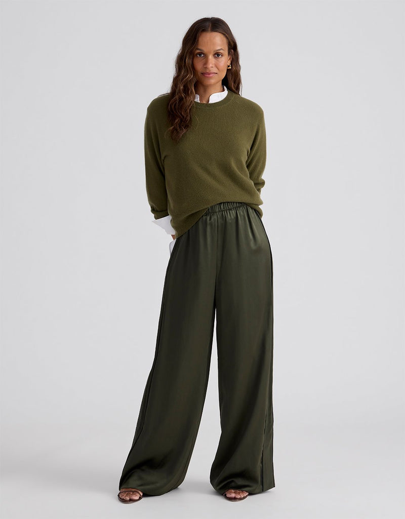 Unsubscribed Everyday-Weight Cashmere Raglan Sweater
