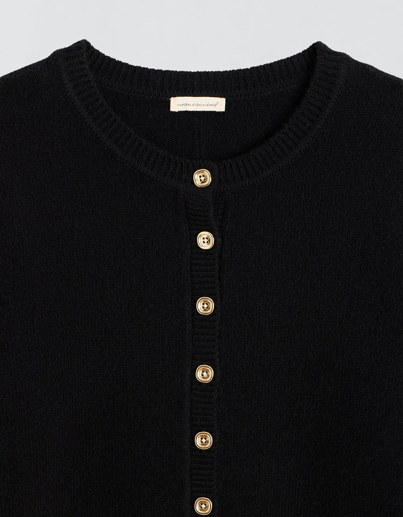 Unsubscribed Cocoon-Weight Cashmere Cardigan