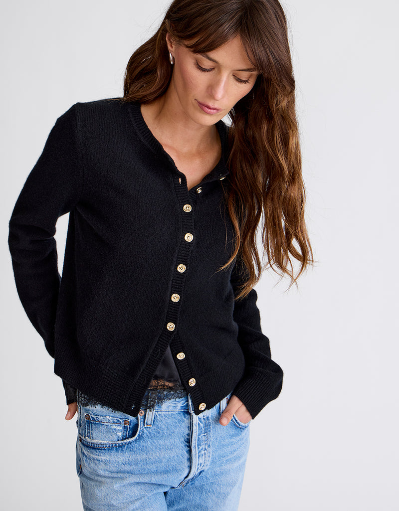 Unsubscribed Cocoon-Weight Cashmere Cardigan