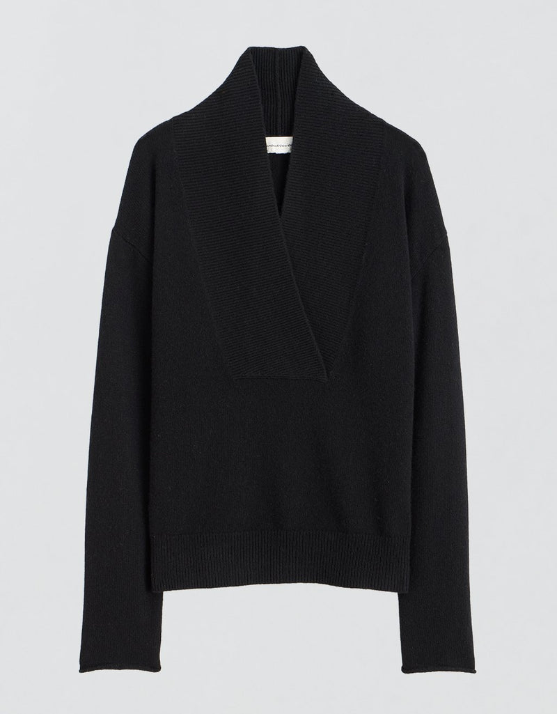 Unsubscribed Cocoon-Weight Cashmere V-Neck Sweater