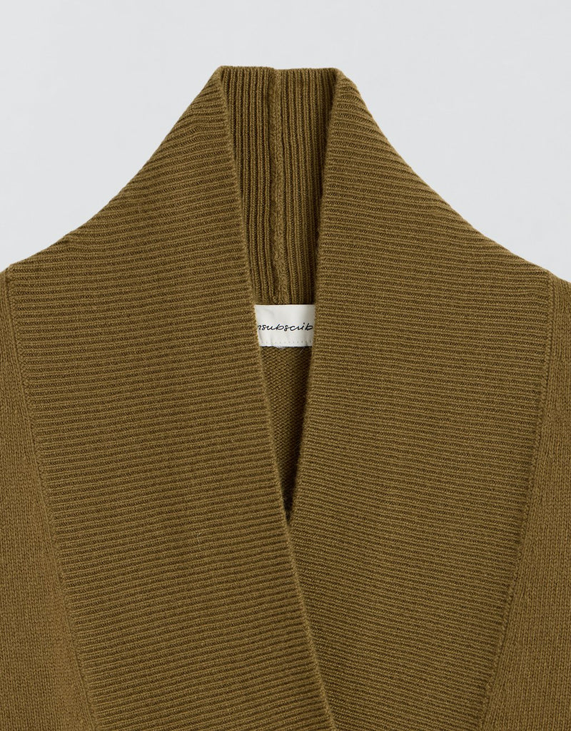 Unsubscribed Cocoon-Weight Cashmere V-Neck Sweater