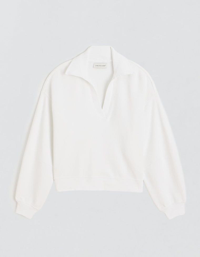Unsubscribed French Terry Polo Sweatshirt