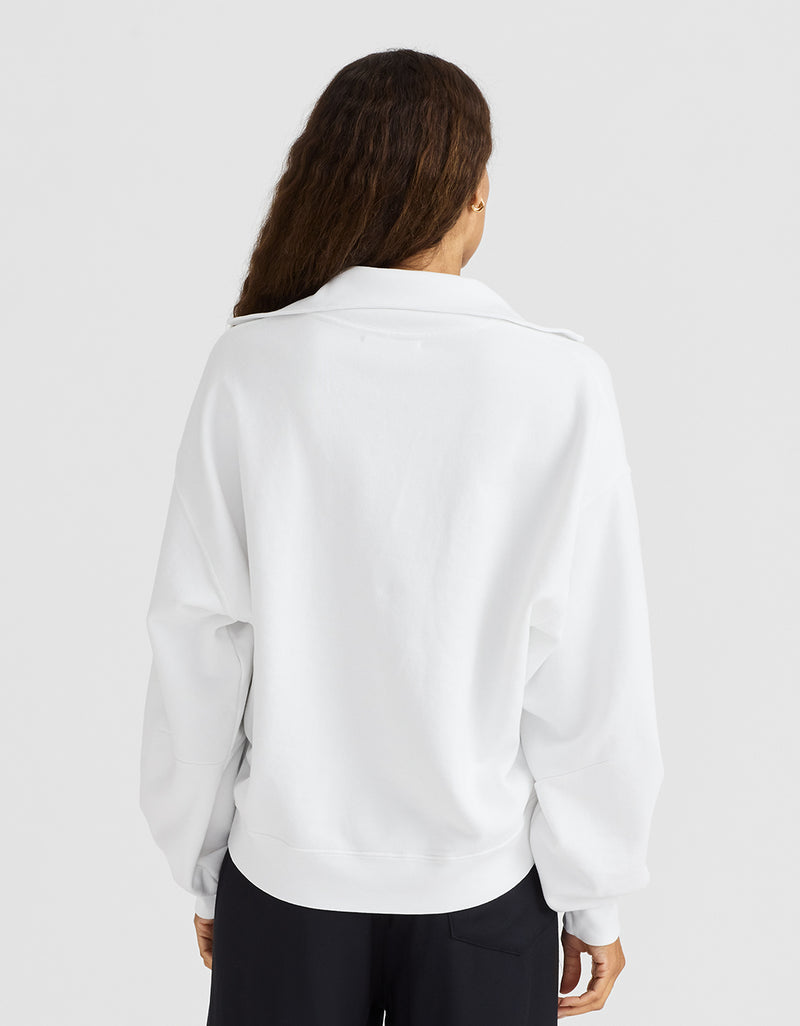 Unsubscribed French Terry Polo Sweatshirt