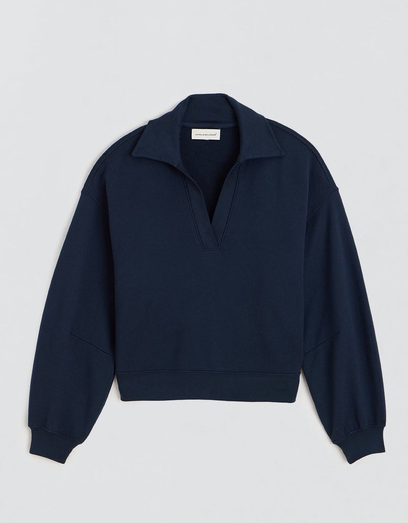 Unsubscribed French Terry Polo Sweatshirt