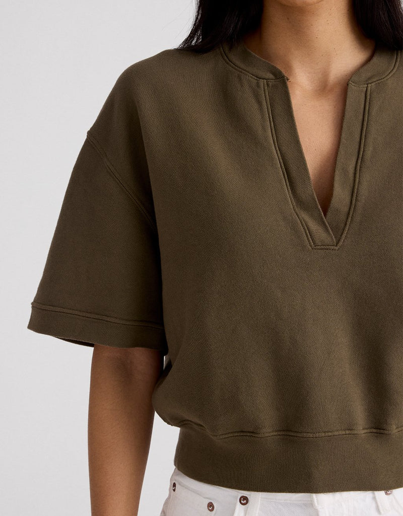 Unsubscribed French Terry V-Neck Sweatshirt
