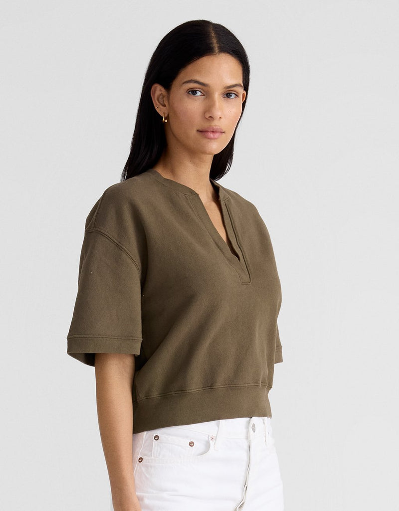 Unsubscribed French Terry V-Neck Sweatshirt