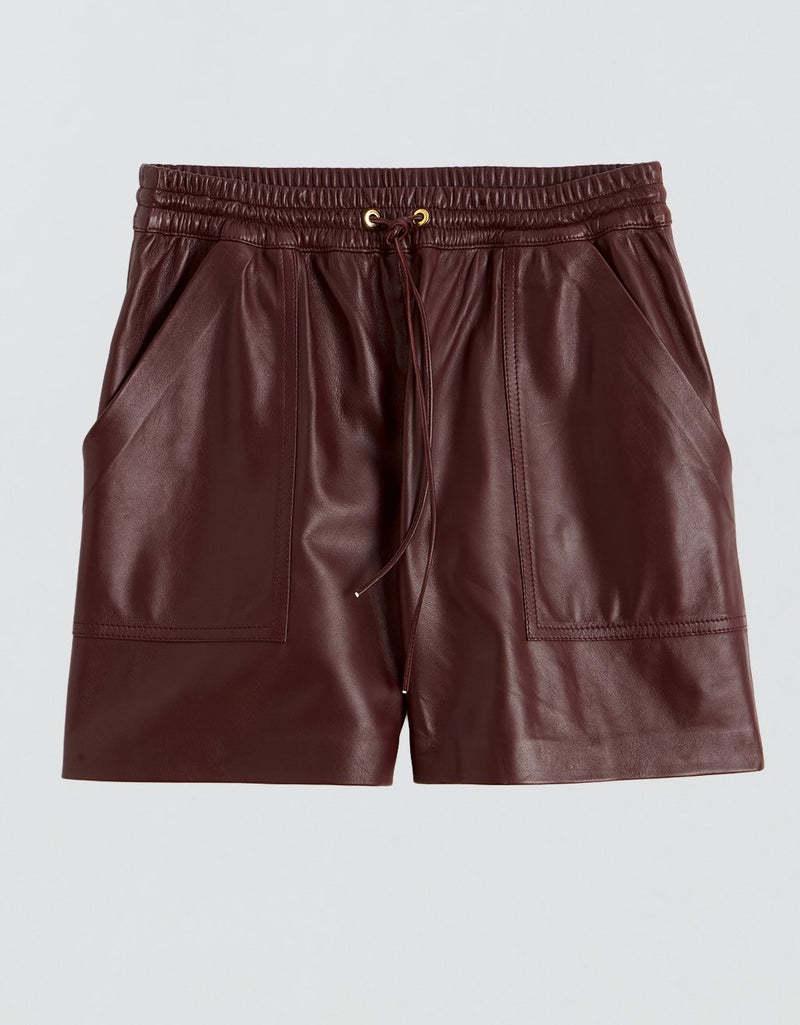 Unsubscribed Leather Short