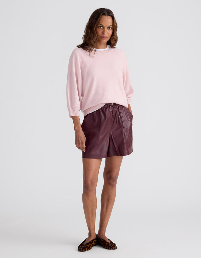 Unsubscribed Leather Short