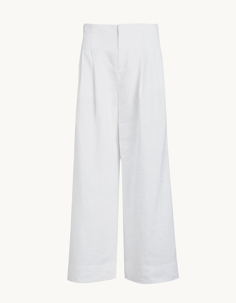 unsubscribed linen wide leg pant