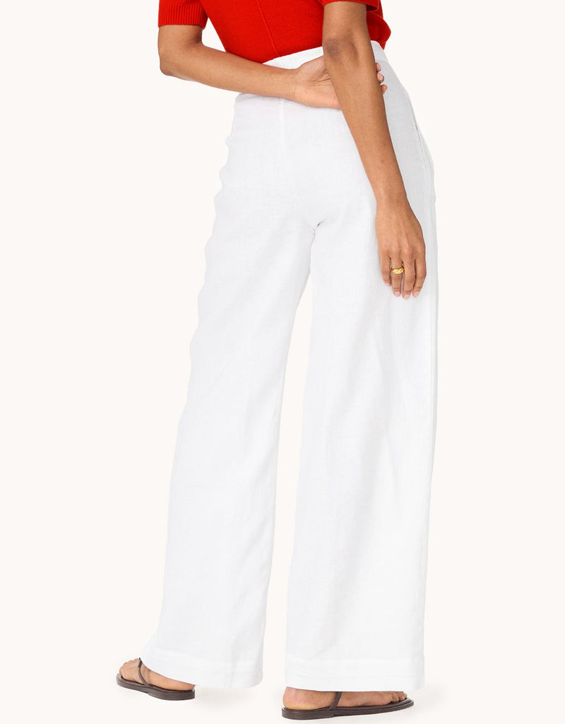 unsubscribed linen wide leg pant