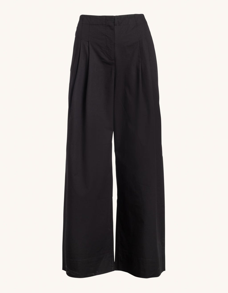 Unsubscribed Clean Poplin Wide Leg Pant