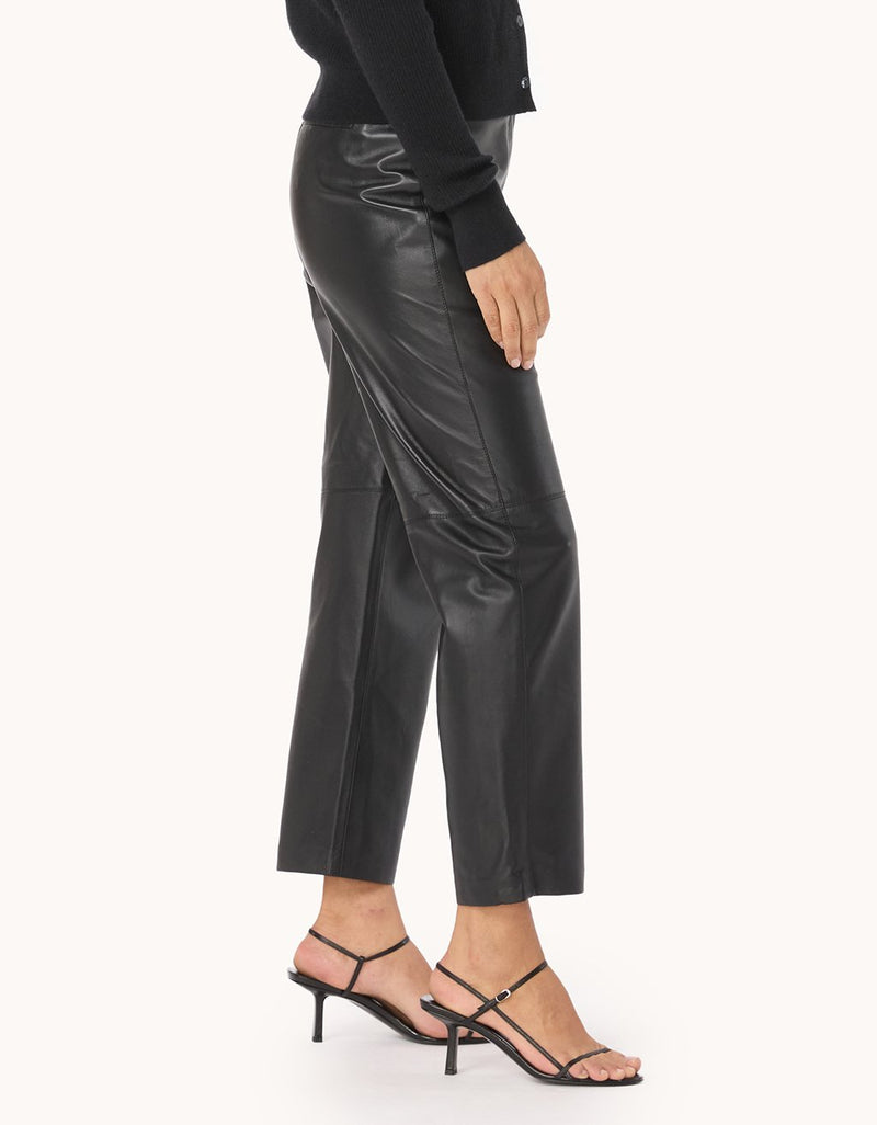 Unsubscribed Leather Tapered Pant