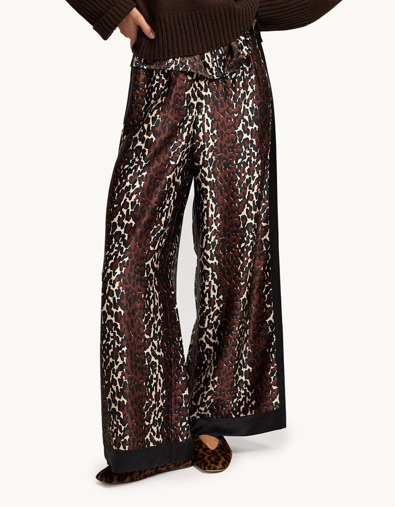 Unsubscribed Silk Wide Leg Pant
