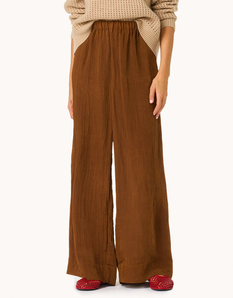 Unsubscribed Crinkle Wide Leg Pant