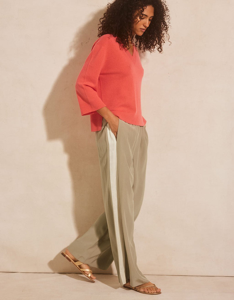 Unsubscribed Silk Wide Leg Pant