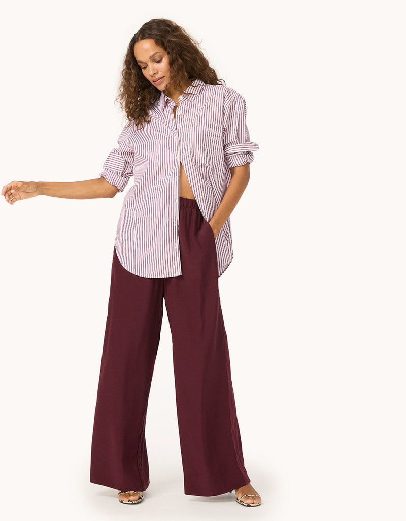 Unsubscribed Silk Wide Leg Pant
