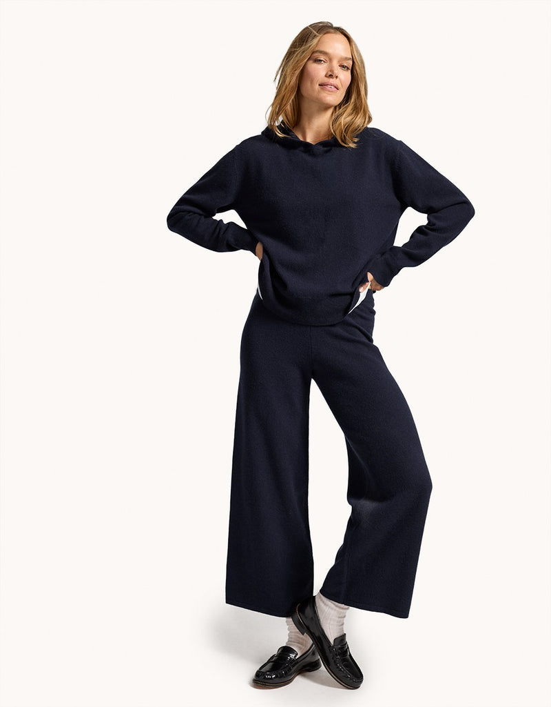 Unsubscribed Everyday-Weight Cashmere Straight Leg Pant