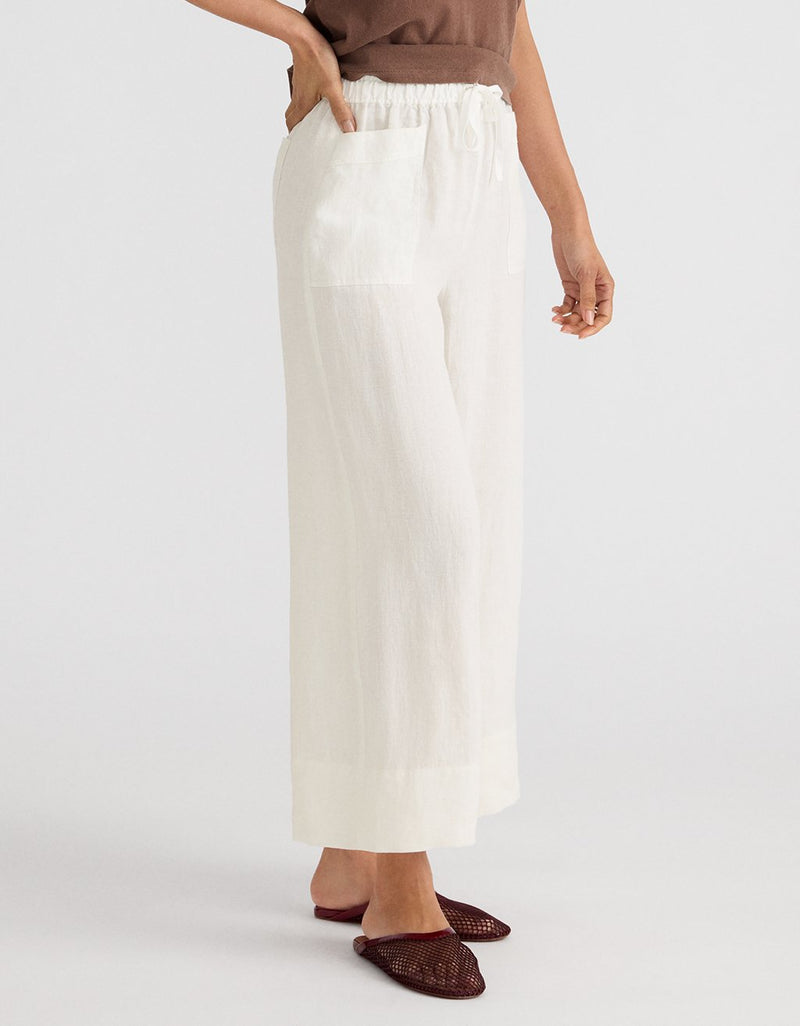 Unsubscribed Beach Pant in Linen Shimmer