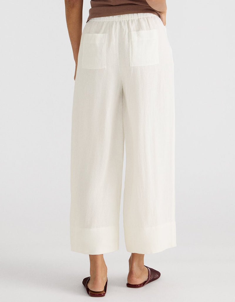 Unsubscribed Beach Pant in Linen Shimmer