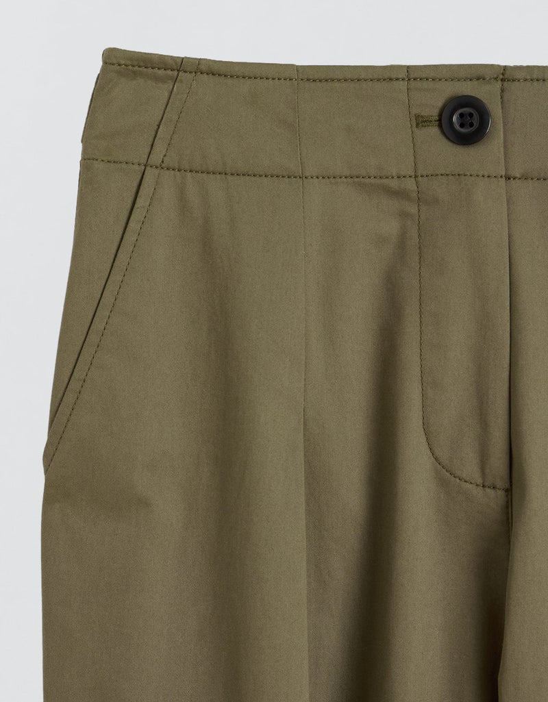 Unsubscribed Poplin Barrel Pant
