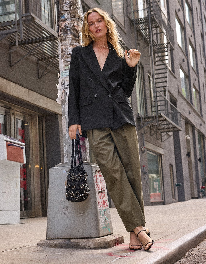 Unsubscribed Poplin Barrel Pant