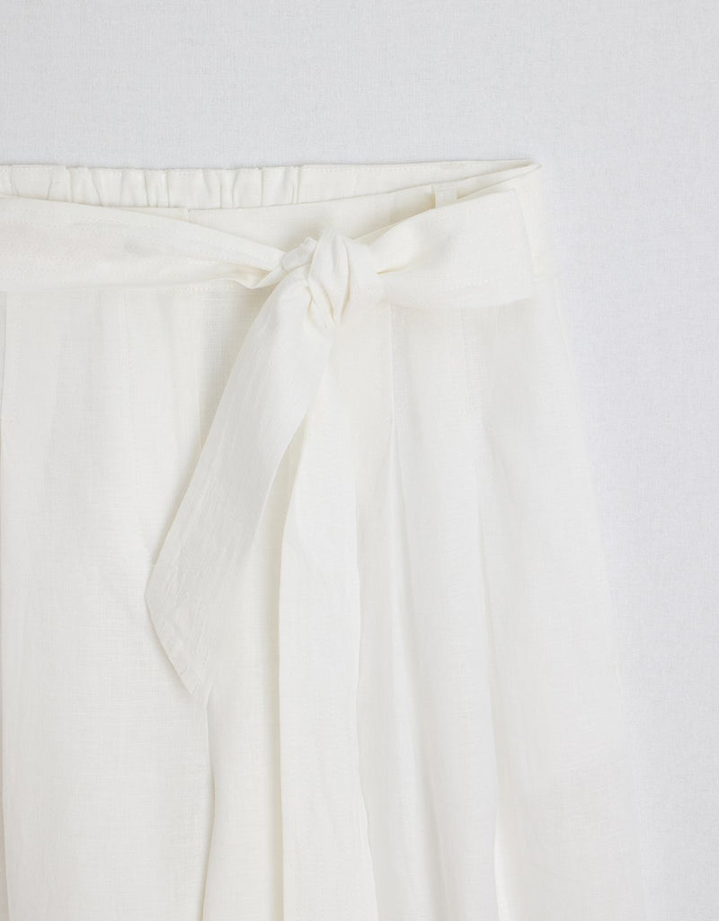 Unsubscribed Belted Linen Pant