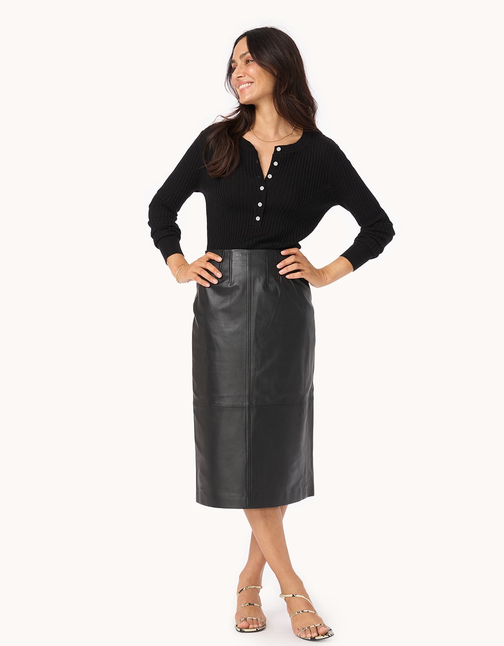 black leather pencil dress La Redoute Collection Womens Mid-Length Skirt, Tj Maxx Formal Dress Size (Select by Height):3–4Y (38.5–41 in) Bulk orders accepted SIZING Yellow Quinceanera Dresses