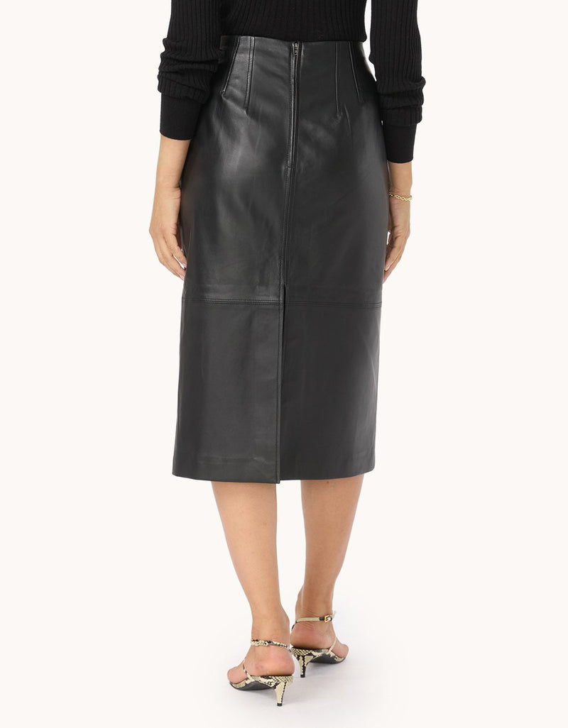 Unsubscribed Leather Pencil Skirt