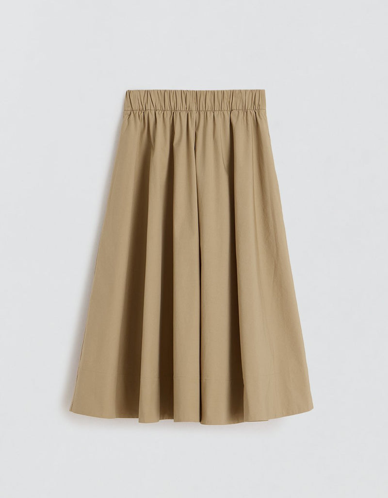 Unsubscribed Poplin Midi Skirt