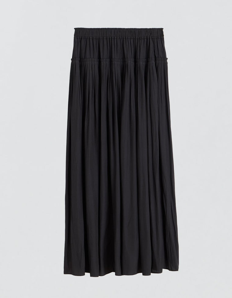 Unsubscribed Drop Waist Pleated Skirt