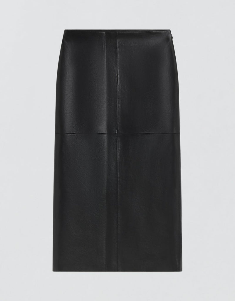 Agolde Hikson Skirt in Recycled Leather