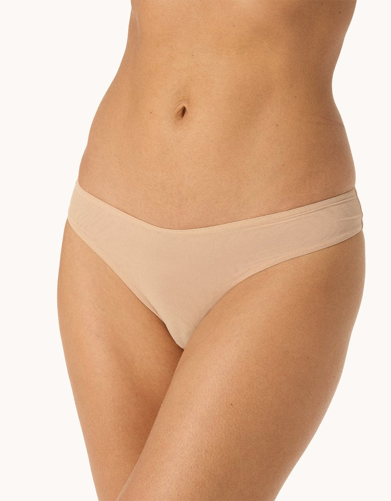 unsubscribed high cut mesh thong
