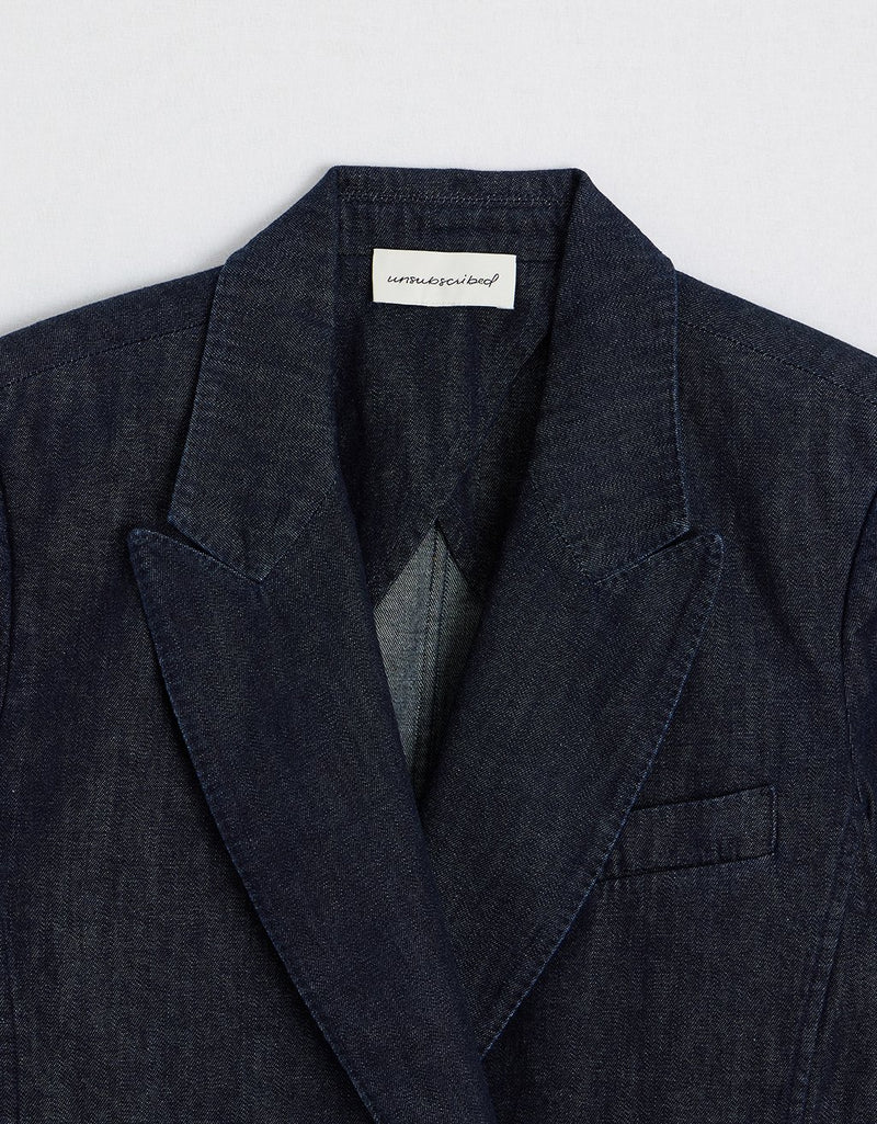 Unsubscribed Denim Blazer