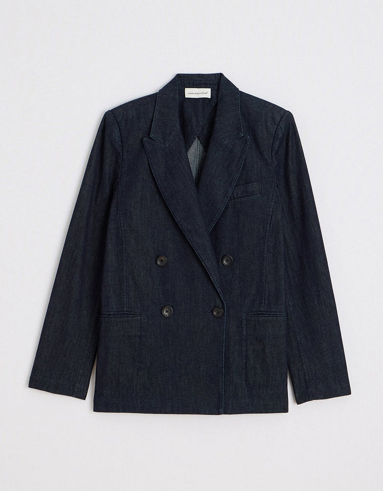 Unsubscribed Denim Blazer