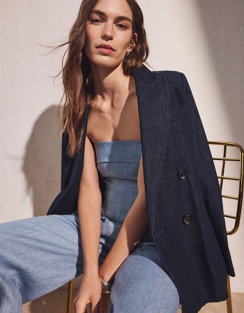 Unsubscribed Denim Blazer