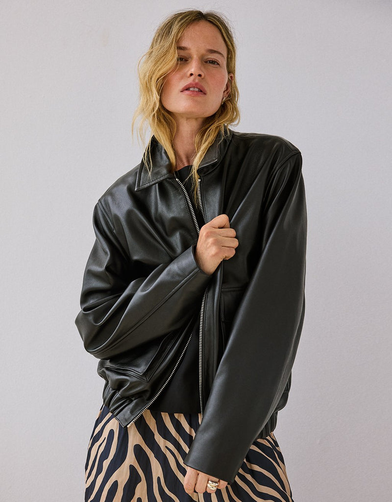 Citizens of Humanity Zip Front Bomber Jacket