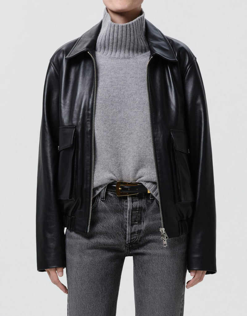 Citizens of Humanity Zip Front Bomber Jacket