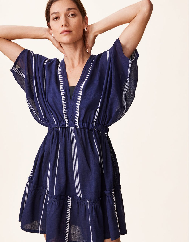 lemlem nunu short plunge dress