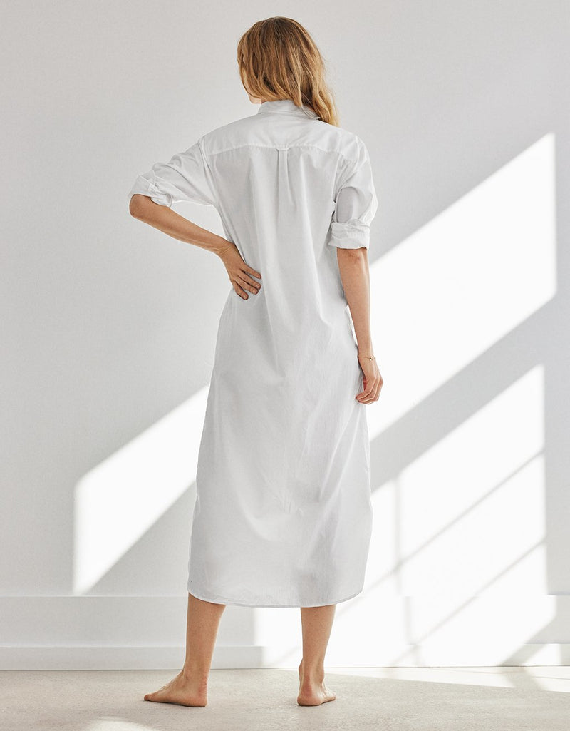 unsubscribed boyfriend shirt dress