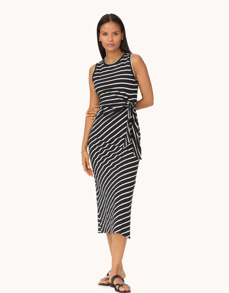 unsubscribed cotton side tie dress