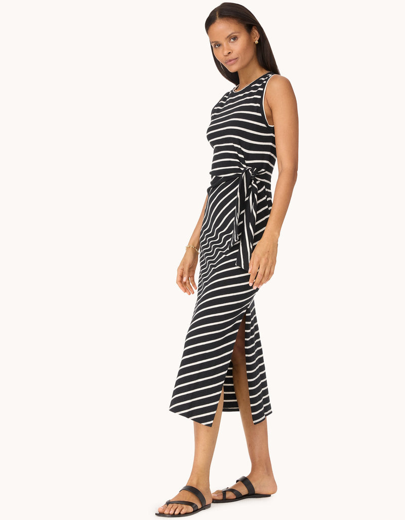unsubscribed cotton side tie dress