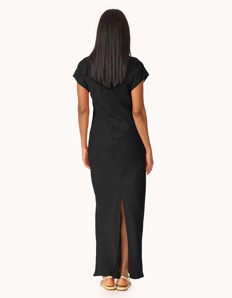 unsubscribed silk maxi dress