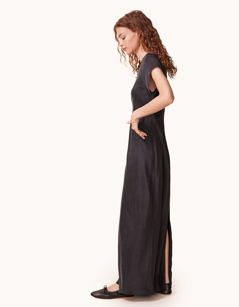 unsubscribed silk maxi dress