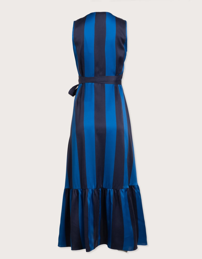 unsubscribed silk charmeuse wrap dress