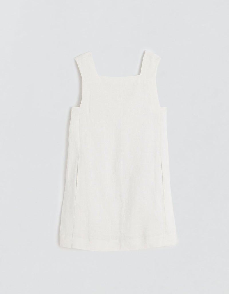Unsubscribed Shift Dress in Linen Shimmer
