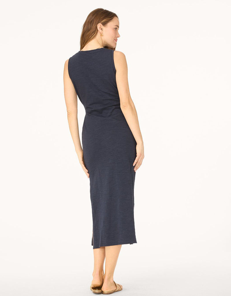 unsubscribed cotton side tie dress